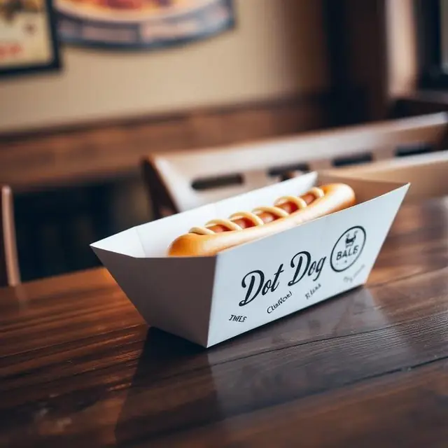 Baskılı Hot Dog Kutusu