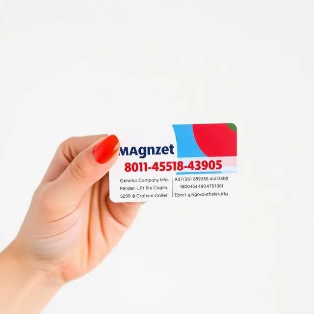 Mıknatıslı Kartvizit / Reklam Magnet
