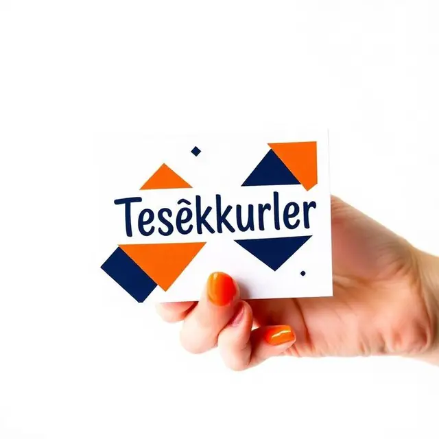 Teşekkür Kartı Baskı